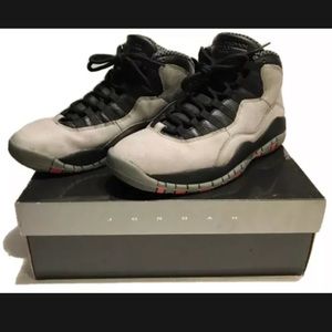 Men's Nike Air Jordan 10 X Retro Cool Grey Infrared, 310805-023 Size US 9